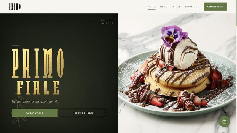 The customer ordering site for Caffe Primo Firle, the first live CentralPass venue.